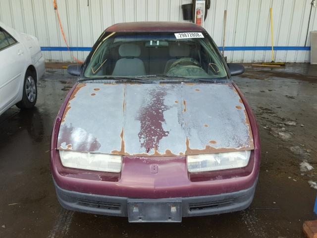 1G8ZG5598RZ207455 - 1994 SATURN SL1 MAROON photo 9