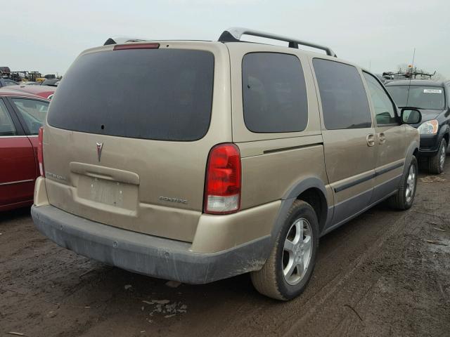 1GMDV33L86D120748 - 2006 PONTIAC MONTANA SV GOLD photo 4