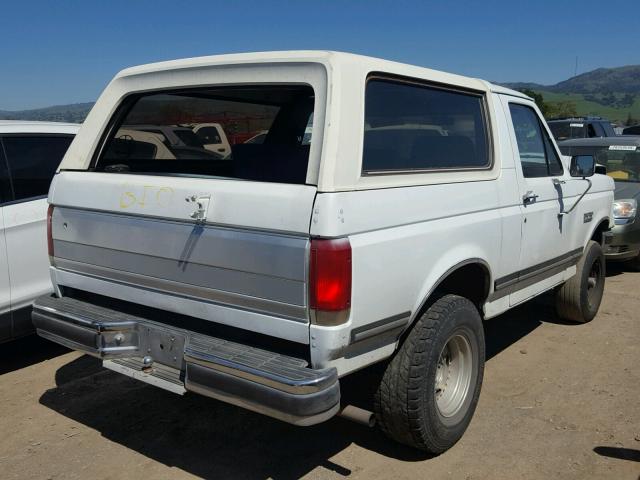 1FMEU15N7JLA54167 - 1988 FORD BRONCO U10 WHITE photo 4