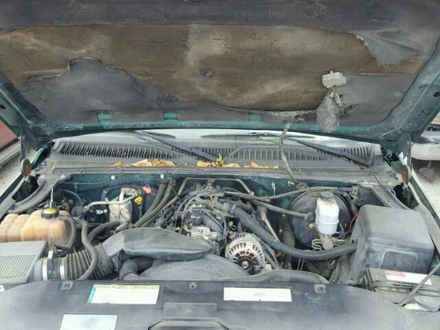 1GCEK19VXYE404264 - 2000 CHEVROLET SILVERADO GREEN photo 7