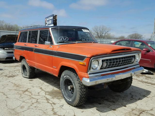 J8A15NP005080 - 1978 JEEP WAGONEER RED photo 1