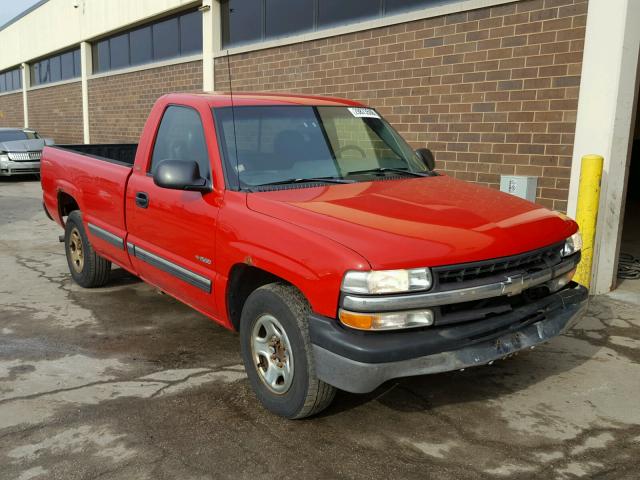 1GCEC14V2YE190519 - 2000 CHEVROLET SILVERADO RED photo 1