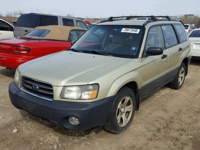 JF1SG63654H736999 - 2004 SUBARU FORESTER 2 GOLD photo 2