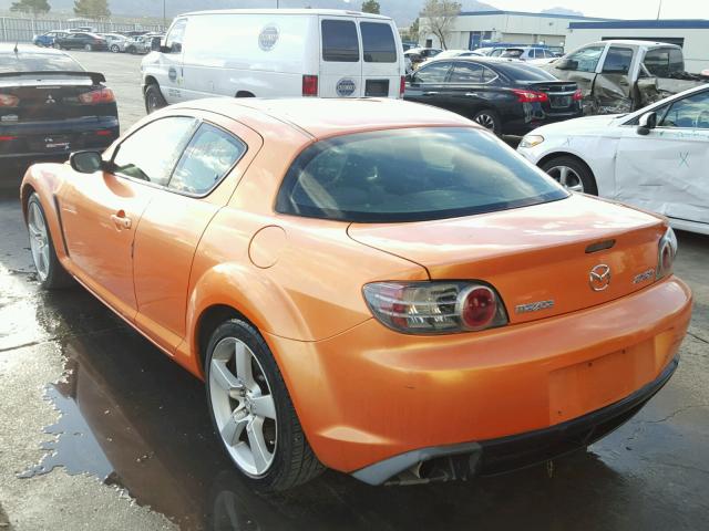 JM1FE173150156749 - 2005 MAZDA RX8 ORANGE photo 3