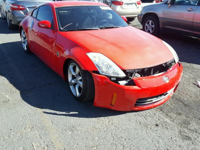 JN1BZ34D38M706612 - 2008 NISSAN 350Z COUPE RED photo 1