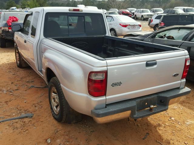 1FTYR44U82PA53570 - 2002 FORD RANGER SUP SILVER photo 3