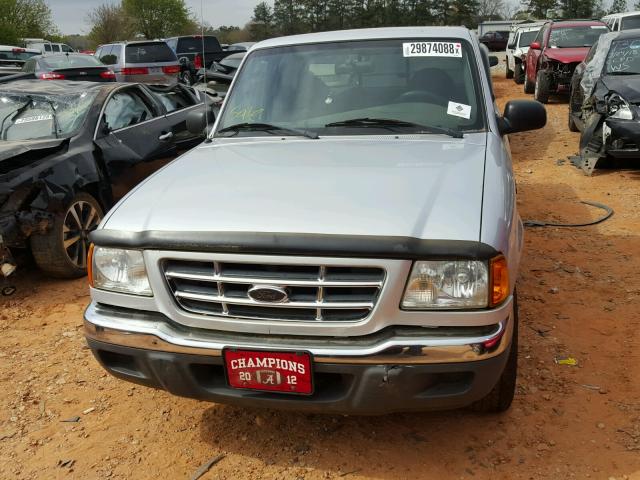 1FTYR44U82PA53570 - 2002 FORD RANGER SUP SILVER photo 9
