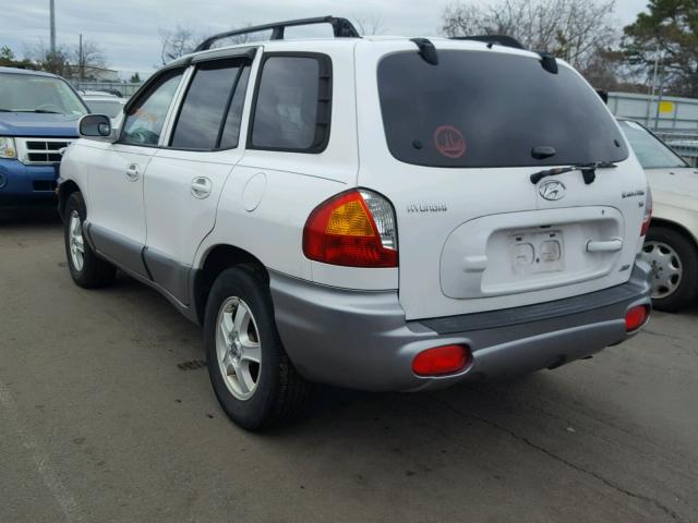 KM8SC73D83U453878 - 2003 HYUNDAI SANTA FE G WHITE photo 3