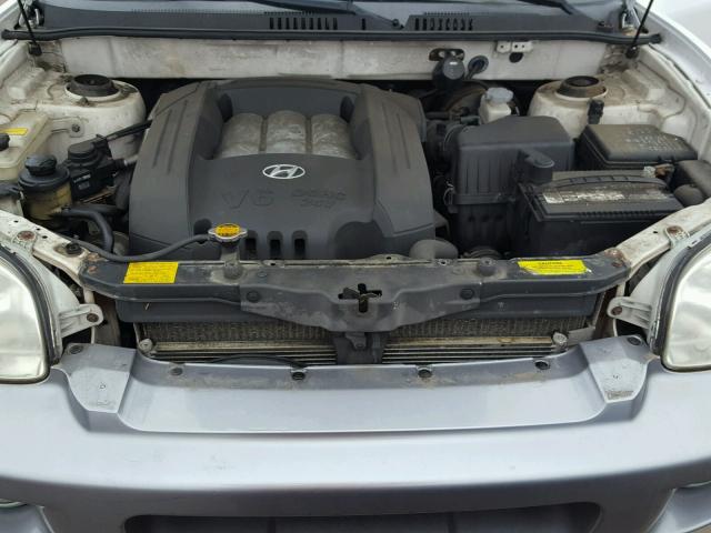 KM8SC73D83U453878 - 2003 HYUNDAI SANTA FE G WHITE photo 7