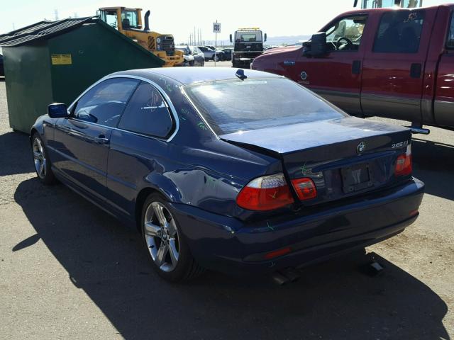 WBABD33494PL03107 - 2004 BMW 325 CI BLUE photo 3