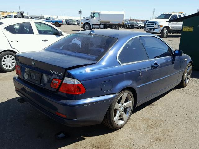 WBABD33494PL03107 - 2004 BMW 325 CI BLUE photo 4