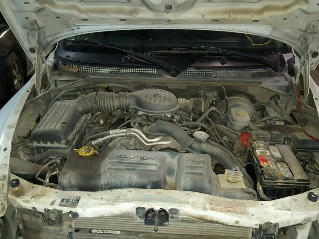 1B4HS28Z01F623920 - 2001 DODGE DURANGO WHITE photo 7