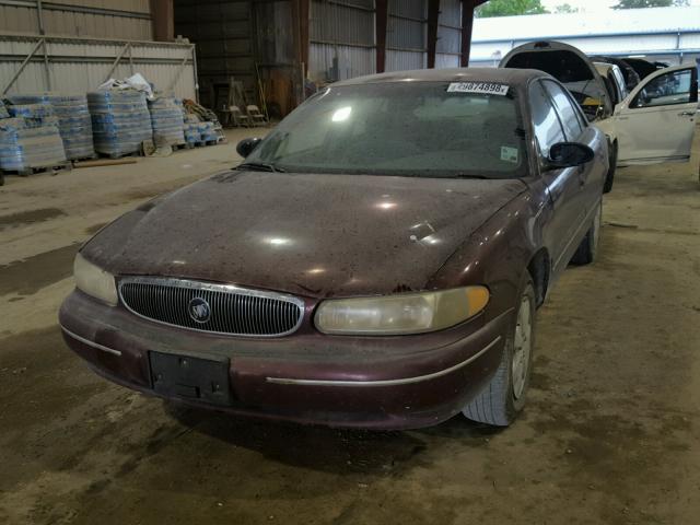 2G4WS52M1X1497975 - 1999 BUICK CENTURY CU MAROON photo 2