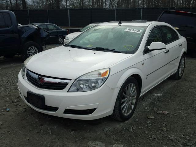 1G8ZV57757F317458 - 2007 SATURN AURA XR WHITE photo 2