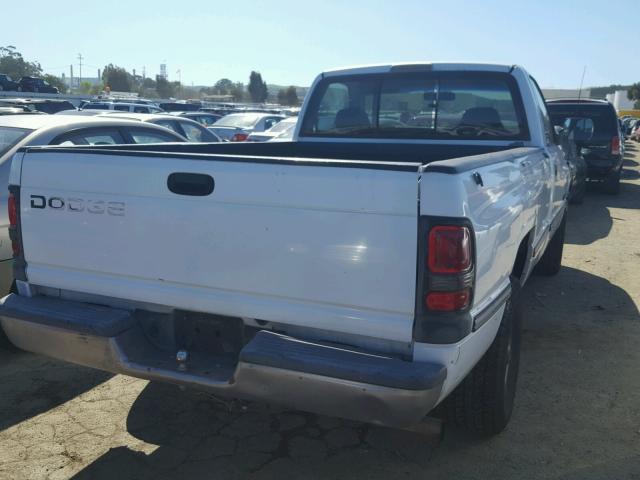 1B7HC16X5VS243349 - 1997 DODGE RAM 1500 WHITE photo 4