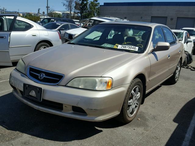 19UUA566XYA000229 - 2000 ACURA 3.2TL TAN photo 2