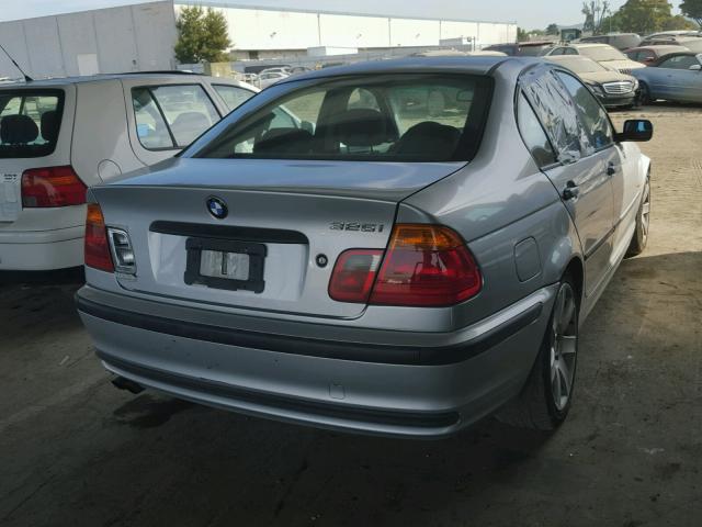 WBAAV33481FU98627 - 2001 BMW 325 I SILVER photo 4