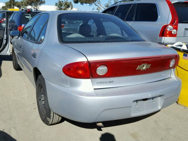 1G1JC52F647155622 - 2004 CHEVROLET CAVALIER SILVER photo 3