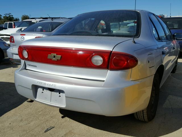 1G1JC52F647155622 - 2004 CHEVROLET CAVALIER SILVER photo 4