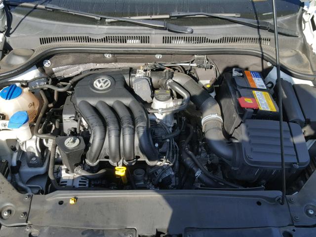 3VW2K7AJ0EM412844 - 2014 VOLKSWAGEN JETTA BASE 白色 照片 7