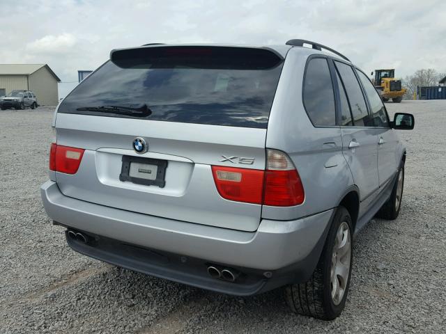 WBAFB33541LH17241 - 2001 BMW X5 4.4I SILVER photo 4