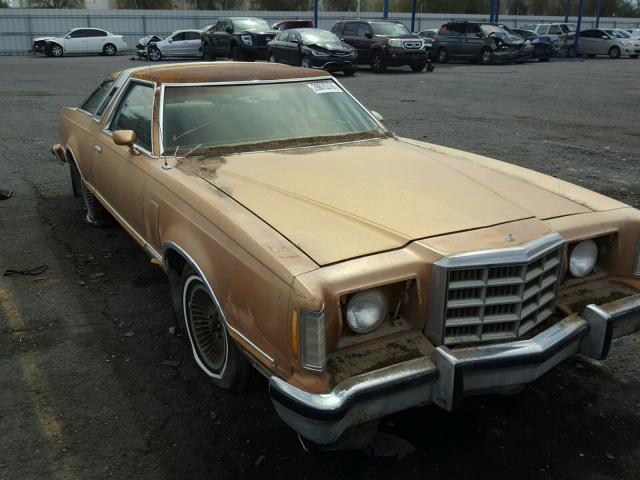 9G87H258075 - 1979 FORD THUNDERBIR GOLD photo 1