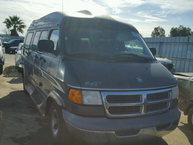 2B6HB11YXYK129210 - 2000 DODGE RAM VAN B1 GREEN photo 1