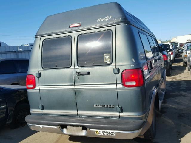 2B6HB11YXYK129210 - 2000 DODGE RAM VAN B1 GREEN photo 4