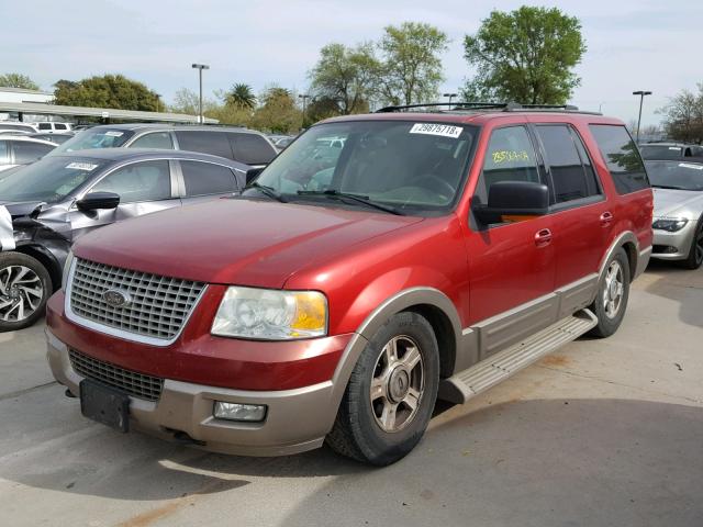 1FMFU18L84LA82062 - 2004 FORD EXPEDITION RED photo 2