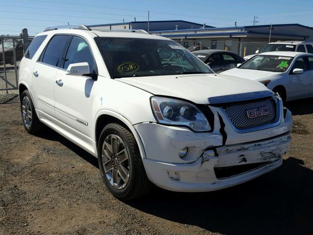 1GKKVTED6CJ383551 - 2012 GMC ACADIA DEN WHITE photo 1