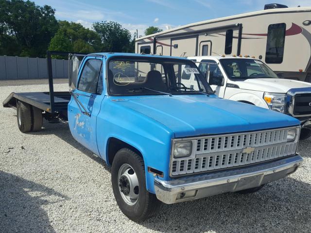 1GCHC34WXCJ129422 - 1982 CHEVROLET C30 BLUE photo 1