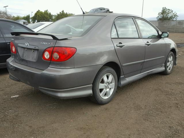 1NXBR32E15Z346255 - 2005 TOYOTA COROLLA CE GRAY photo 4