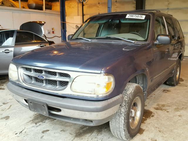 1FMZU32E1WZA29271 - 1998 FORD EXPLORER BLUE photo 2