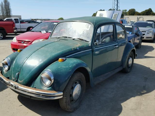 119272597 - 1969 VOLKSWAGEN BEETLE GREEN photo 2