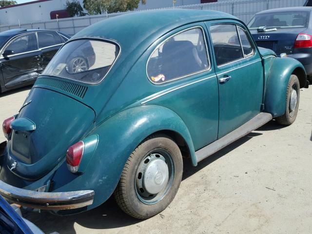 119272597 - 1969 VOLKSWAGEN BEETLE GREEN photo 4