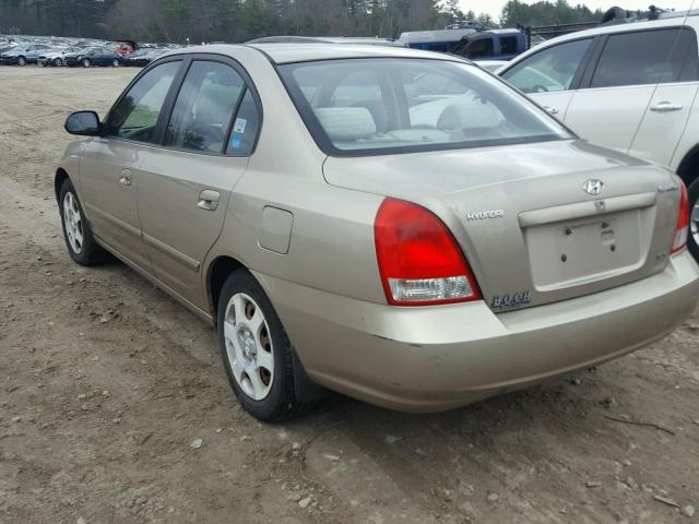 KMHDN45D71U185000 - 2001 HYUNDAI ELANTRA GL GRAY photo 3