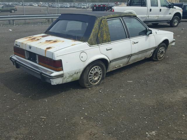 1G6JG51W3HJ507841 - 1987 CADILLAC CIMARRON WHITE photo 4