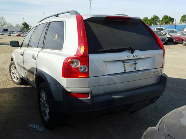 YV1CZ91H941065967 - 2004 VOLVO XC90 T6 GRAY photo 3