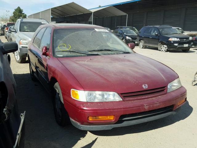 1HGCE1894SA005370 - 1995 HONDA ACCORD EX BURGUNDY photo 1