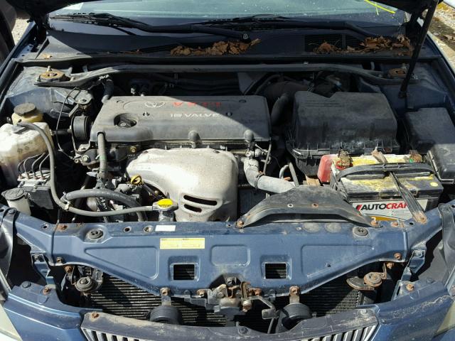 4T1CE38P14U872389 - 2004 TOYOTA CAMRY SOLA BLUE photo 7