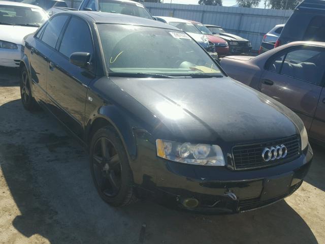 WAUJC68E45A111955 - 2005 AUDI A4 1.8T BLACK photo 1