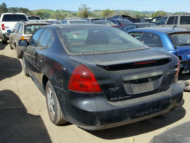 2G2WP552661242967 - 2006 PONTIAC GRAND PRIX BLACK photo 3