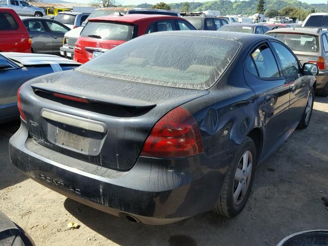 2G2WP552661242967 - 2006 PONTIAC GRAND PRIX BLACK photo 4