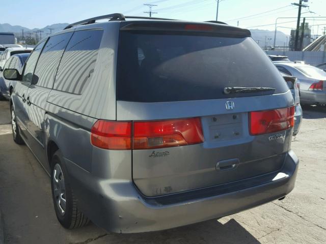 2HKRL185X1H602073 - 2001 HONDA ODYSSEY LX GRAY photo 3