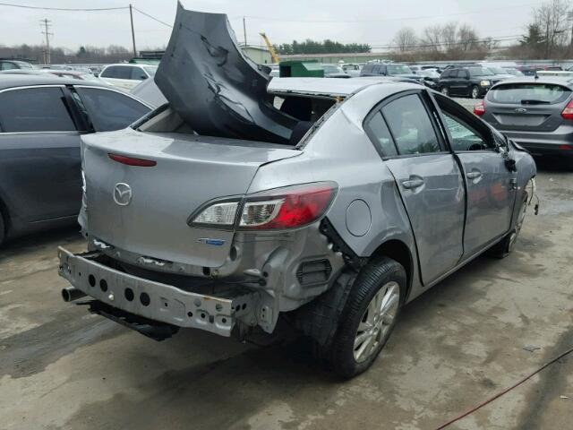 JM1BL1V86C1597772 - 2012 MAZDA 3 I GRAY photo 4