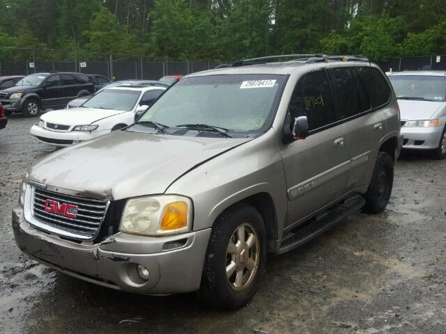 1GKDS13S022493608 - 2002 GMC ENVOY TAN photo 2