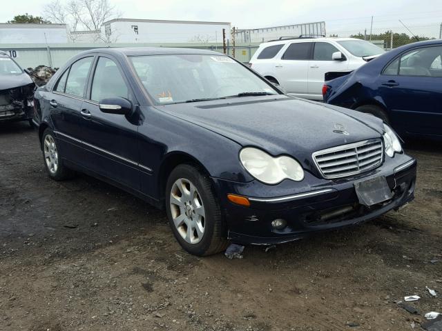 WDBRF92H36F759825 - 2006 MERCEDES-BENZ C GENERATI BLUE photo 1