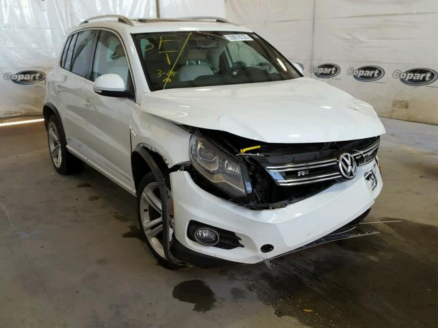 WVGAV7AX0FW060730 - 2015 VOLKSWAGEN TIGUAN S WHITE photo 1