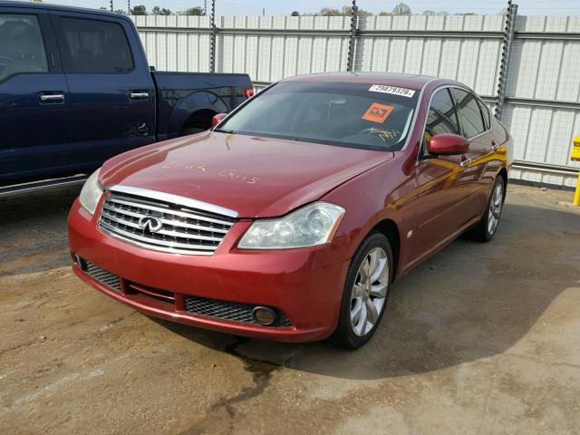 JNKAY01E97M302962 - 2007 INFINITI M35 BASE MAROON photo 2