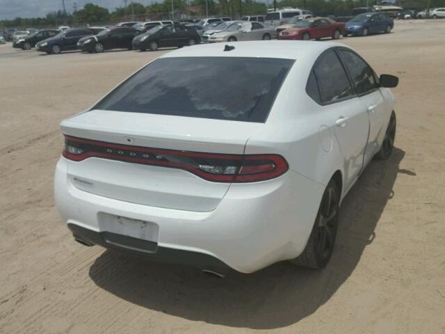 1C3CDFBB8FD405161 - 2015 DODGE DART SXT WHITE photo 4